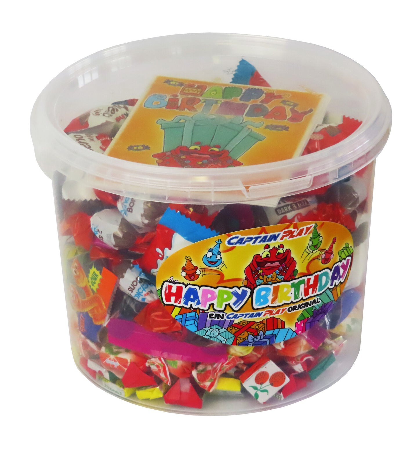 CAPTAIN PLAY Süßigkeiten – Mix Party Box 200-teilig, 1 kg