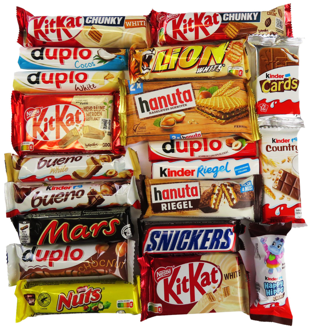 Snack Box mit verschiedenen Schokoriegeln (20-teilig)