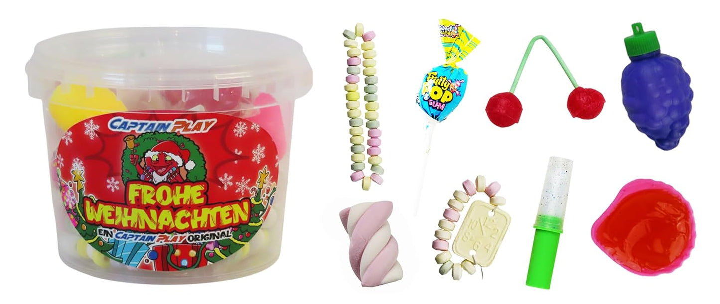 Frohe Weihnachten Retro Mix 178g - 16 Teile