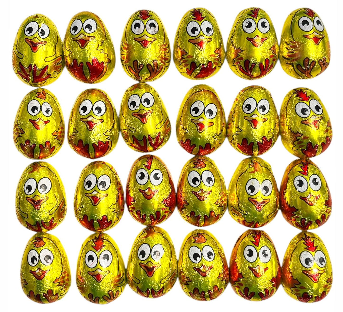 Osterdeko Sparpack, 24 Küken aus Schokolade einzeln verpackt, 170g