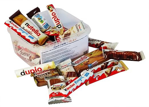 Party Box mit Ferrero Kinder, Duplo & Hanuta 620g