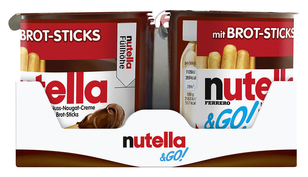 nutella & GO 12 x 52g - EPAL mit 285 UK
