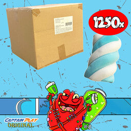 CAPTAIN PLAY Marshmallows, 1.250 Stück blau