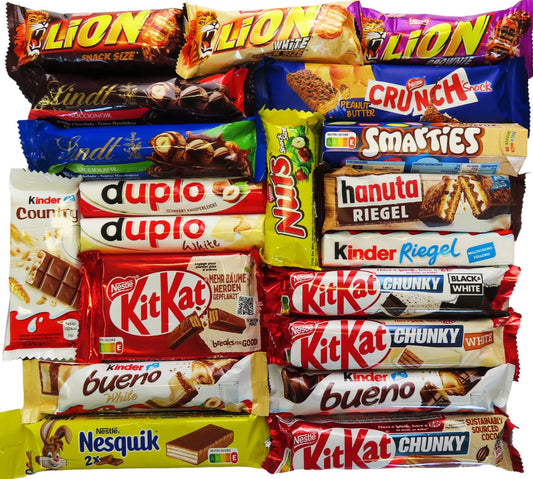 Snack Box mit verschiedenen Schokoriegeln (20-teilig)