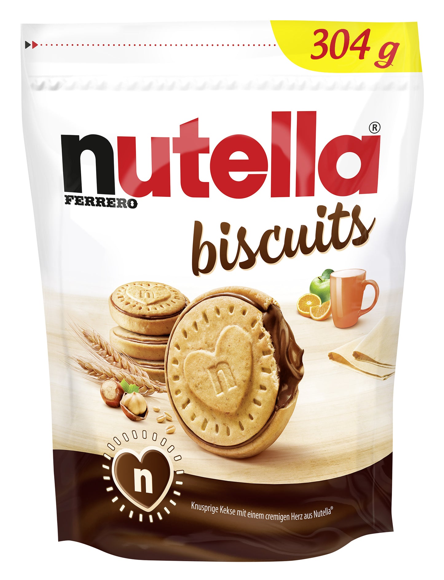 Nutella Biscuits 10 x 304g Beutel - EPAL mit 56 UK