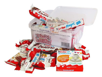 CAPTAIN PLAY Mix Party Box mit Ferrero Kinder Spezialitäten, 1er Pack (1 x 640g)