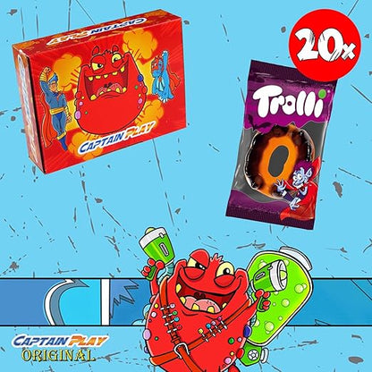Trolli Halloween Sparpack mit 20 Stück Trolli Dracula einzeln verpackt 140g