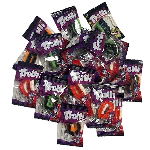 Trolli Halloween Sparpack mit 20 Stück Trolli Dracula einzeln verpackt 140g
