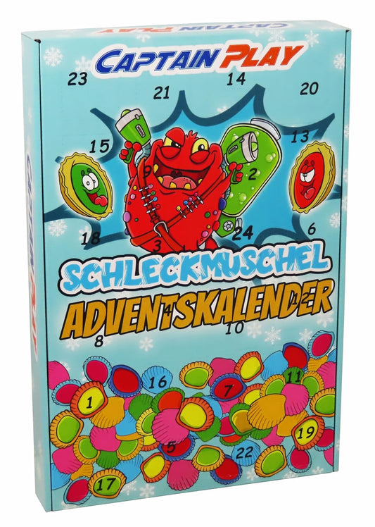 CAPTAIN PLAY Schleckmuschel Adventskalender 2025 - 240g