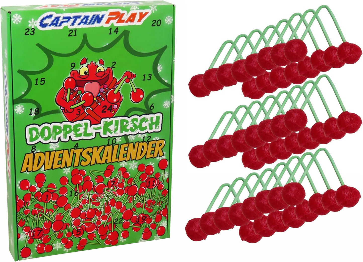 CAPTAIN PLAY Doppel-Kirsch Adventskalender 2025 - 324g