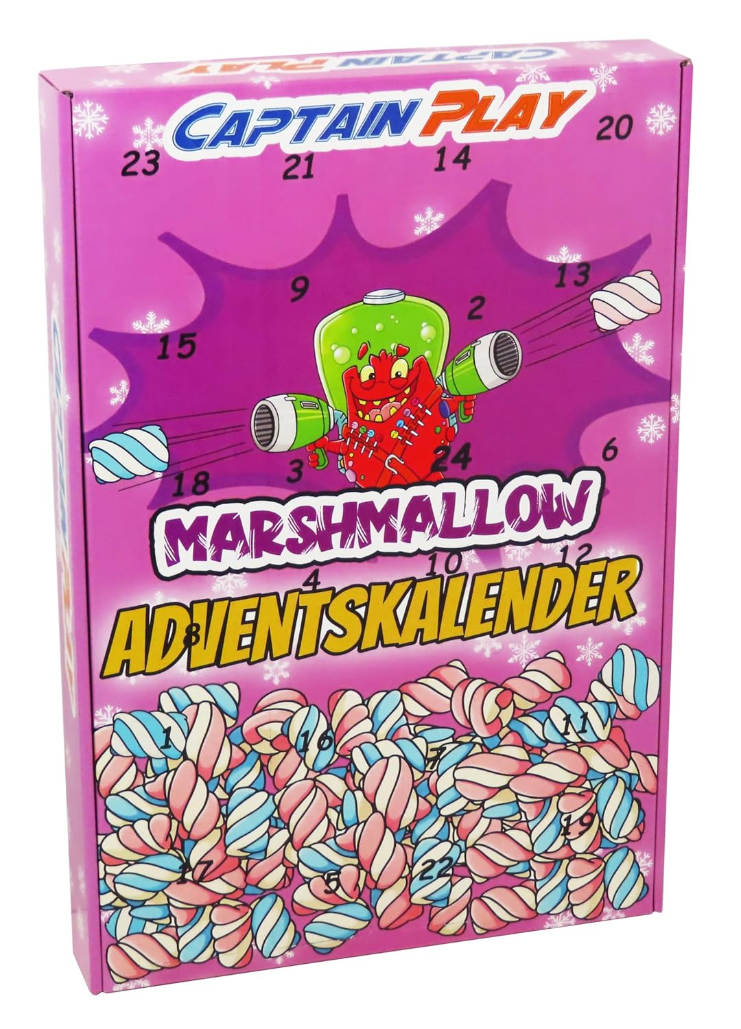 CAPTAIN PLAY Marshmallow Adventskalender 2025 – 96g