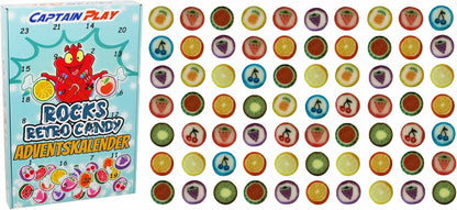 CAPTAIN PLAY Rocks Bonbons Adventskalender 2025 - 300g