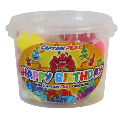 Happy Birthday Retro Mix 178g - 16 Teile