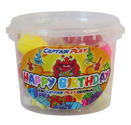Happy Birthday Retro Mix 178g - 16 Teile