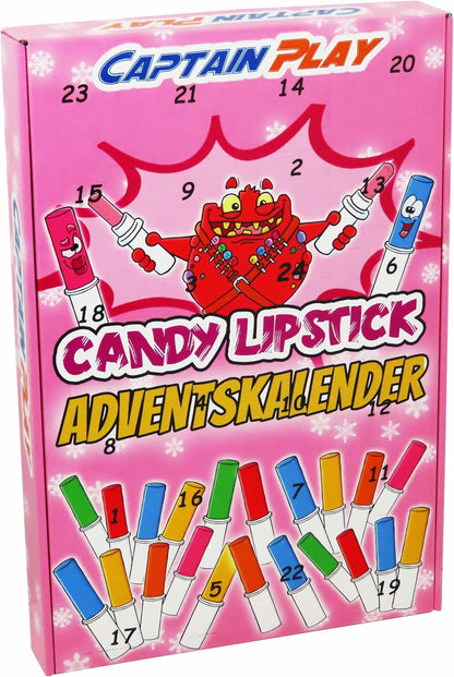 CAPTAIN PLAY Candy Lipstick Adventskalender 2025 - 120g