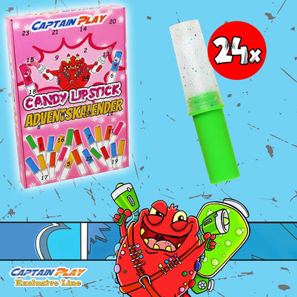 CAPTAIN PLAY Candy Lipstick Adventskalender 2025 - 120g