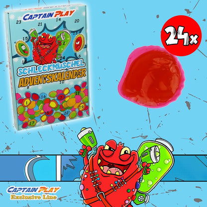 CAPTAIN PLAY Schleckmuschel Adventskalender 2025 - 240g