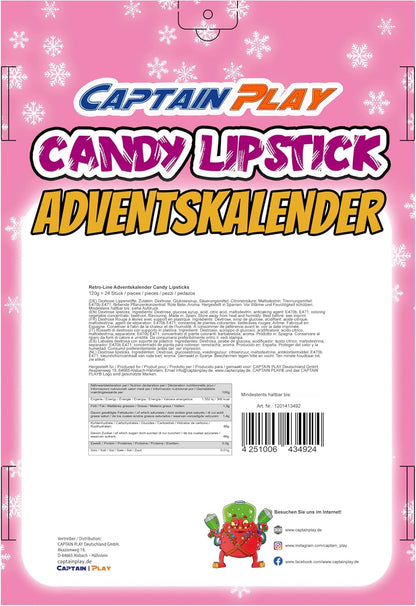 CAPTAIN PLAY Candy Lipstick Adventskalender 2025 - 120g