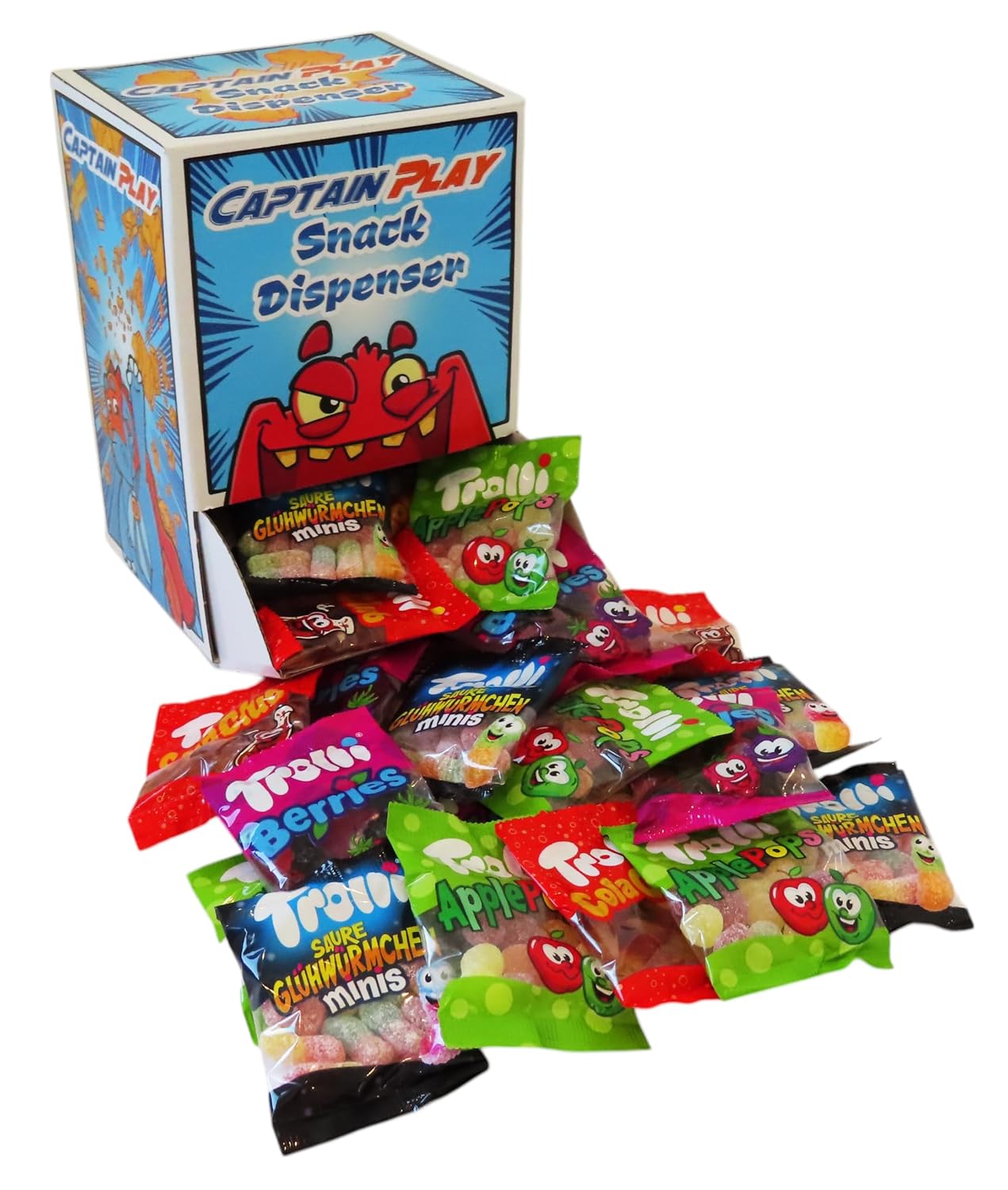CAPTAIN PLAY Snack Dispenser Trolli