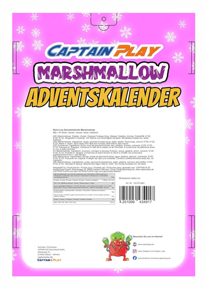 CAPTAIN PLAY Marshmallow Adventskalender 2025 – 96g