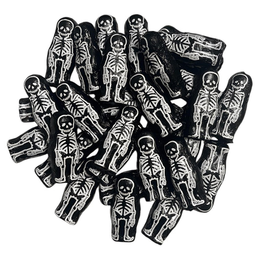 Halloween Deko Sparpack, 30 Skelette aus Schokolade einzeln verpackt, 210g