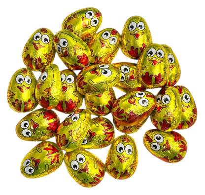 Osterdeko Sparpack, 24 Küken aus Schokolade einzeln verpackt, 170g
