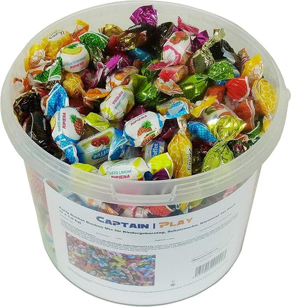 CAPTAIN PLAY | Party Bucket Bonbon Mix 1,5 kg