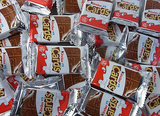 Party Box mit Ferrero Kinder Cards in Einzelverpackung, 1er Pack (1 x 768g)