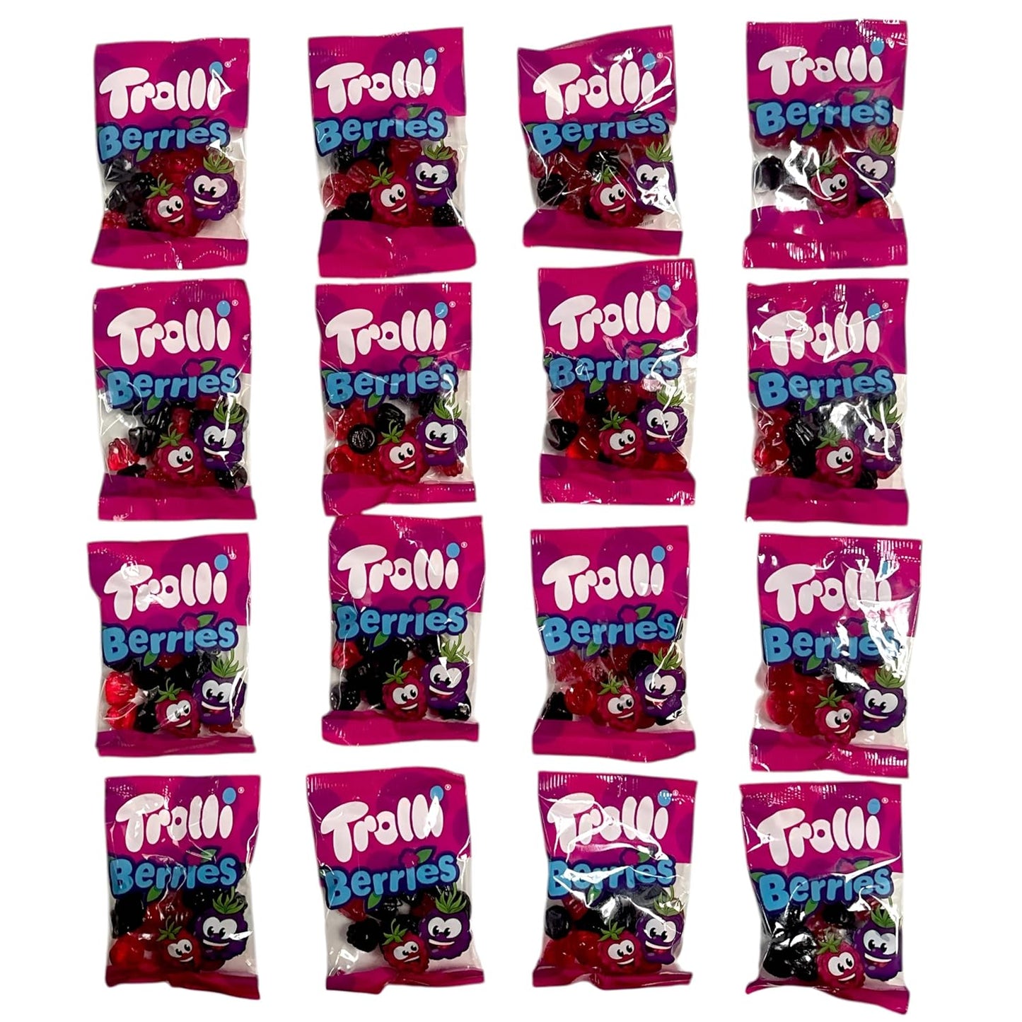 Trolli Berries Bonuspack mit 18 Mini Beutelchen 450g