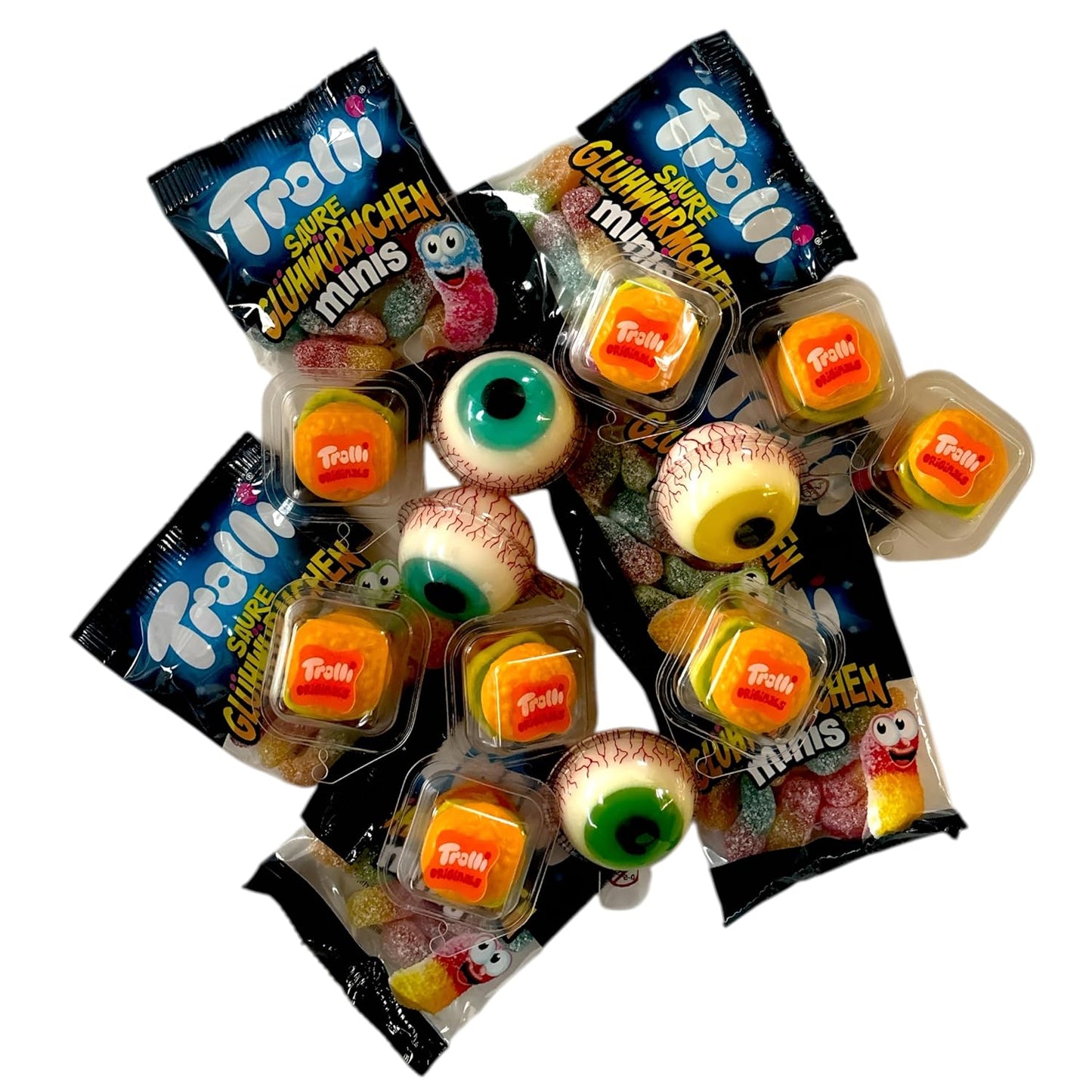 Trolli Süßigkeiten Mix Bonuspack, 18 Teile einzeln verpackt 275g