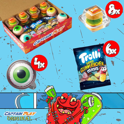 Trolli Süßigkeiten Mix Bonuspack, 18 Teile einzeln verpackt 275g