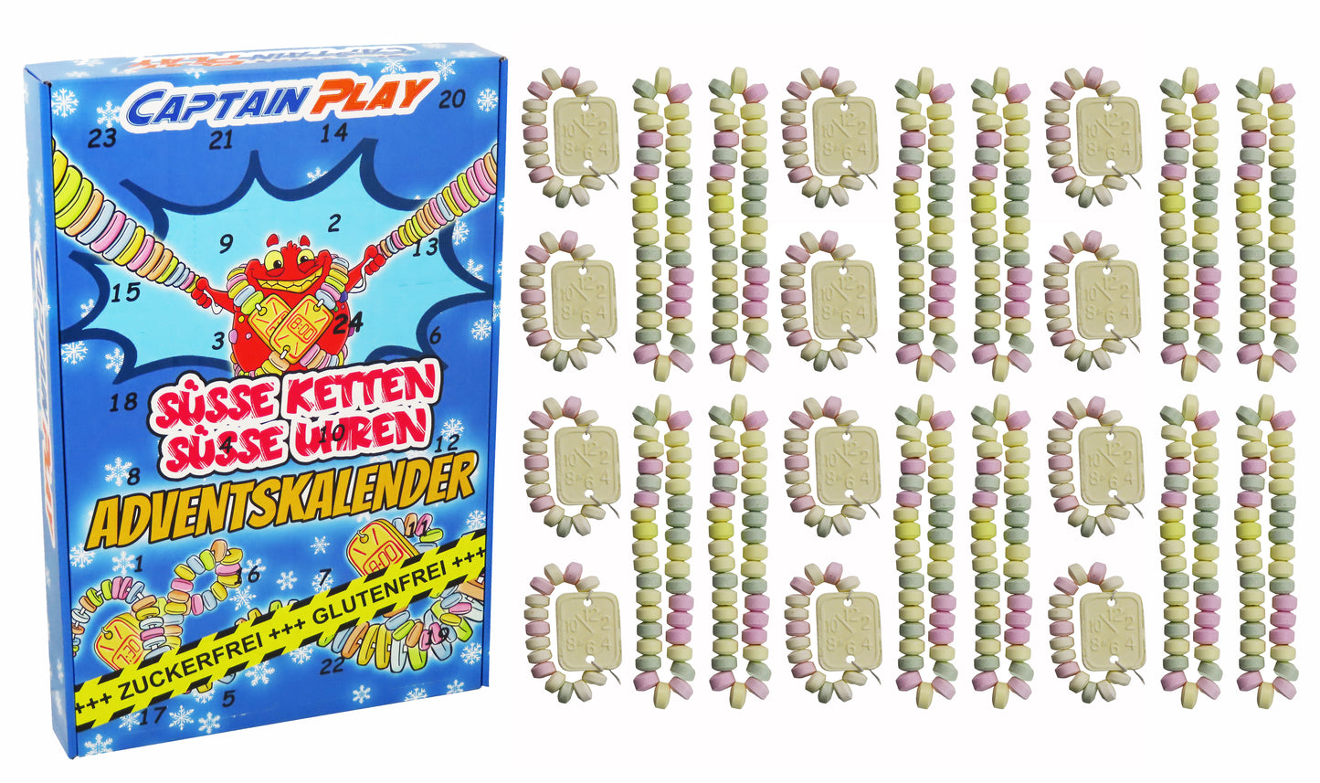 Süsse Ketten & Süsse Uhren  Adventskalender I ZUCKERFREI / GLUTENFREI