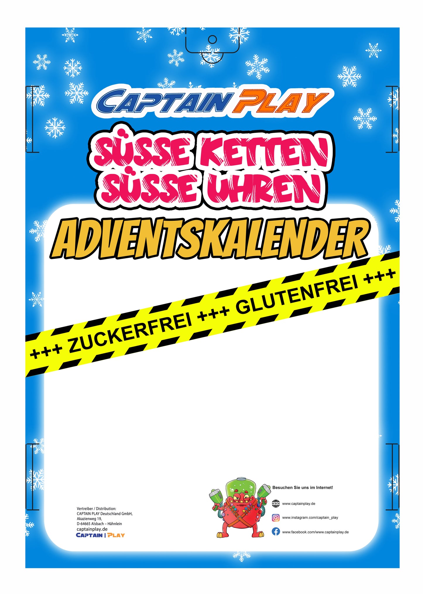 Süsse Ketten & Süsse Uhren  Adventskalender I ZUCKERFREI / GLUTENFREI