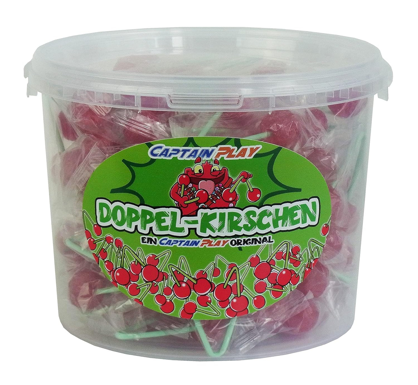 CAPTAIN PLAY Doppel-Kirsch Lutscher 945g