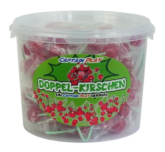 CAPTAIN PLAY Doppel-Kirsch Lutscher 945g