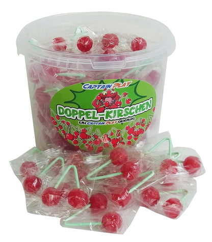 CAPTAIN PLAY Doppel-Kirsch Lutscher 945g