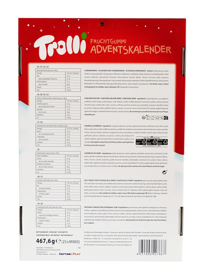 Trolli Adventskalender 2025 - 467,6g