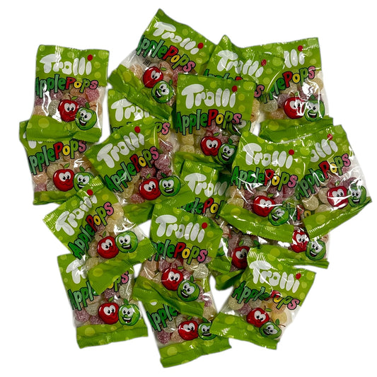 Trolli Apple Pops Sparpack mit 18 Mini Beutelchen 360g