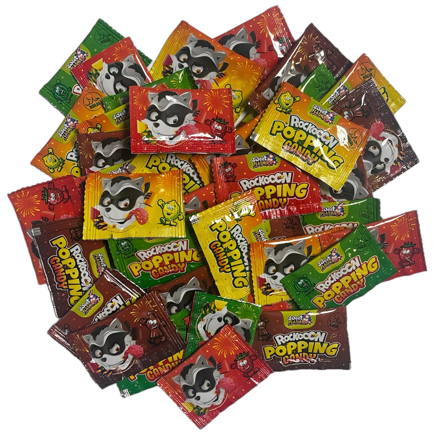 CAPTAIN PLAY Mini Brause Sparpack, 50 Mini Beutel, Süßigkeiten Box mit 50g