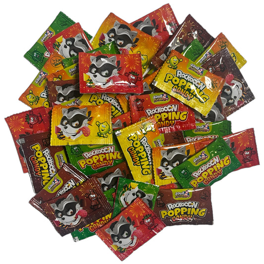 CAPTAIN PLAY Mini Brause Sparpack, 50 Mini Beutel, Süßigkeiten Box mit 50g