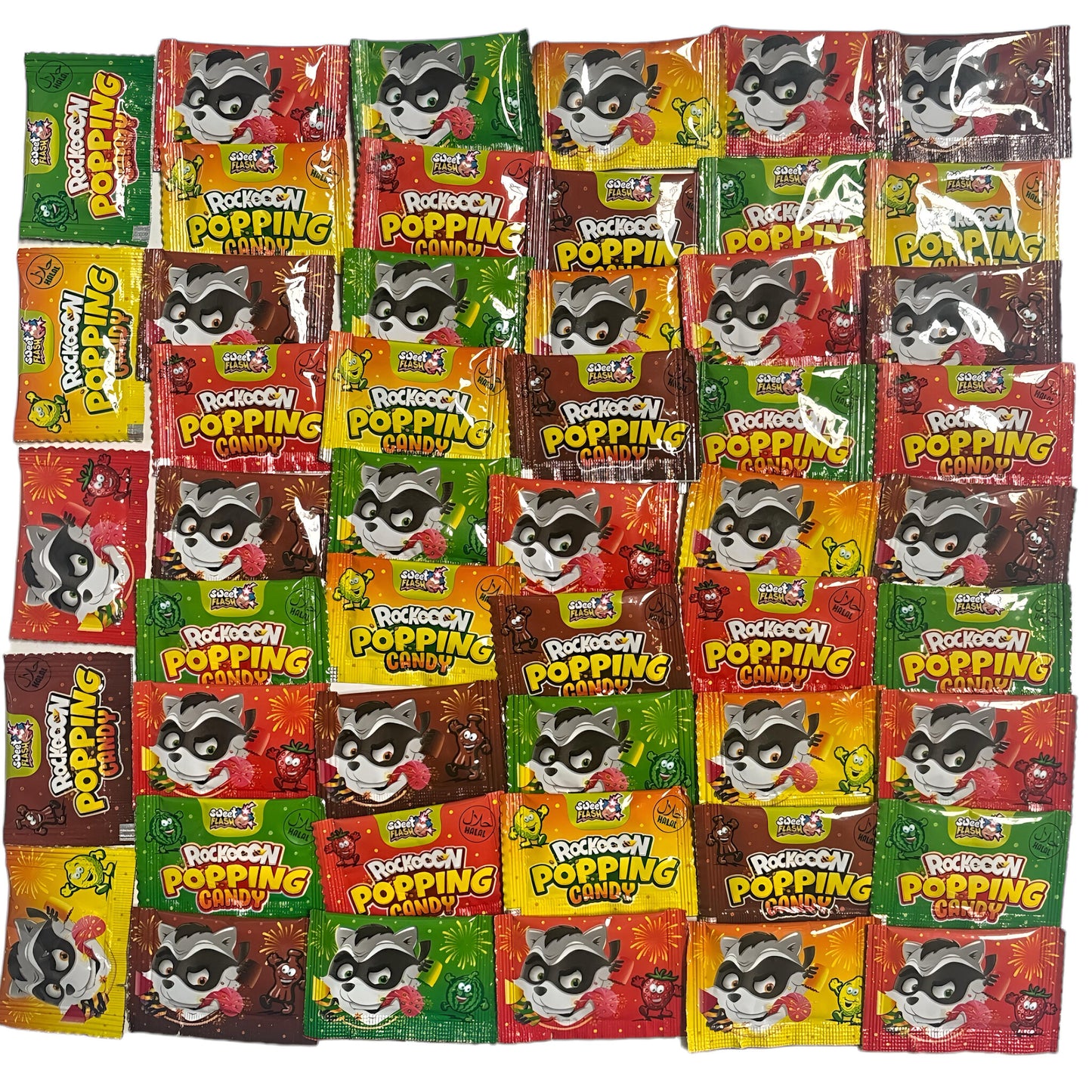 CAPTAIN PLAY Mini Brause Sparpack, 50 Mini Beutel, Süßigkeiten Box mit 50g