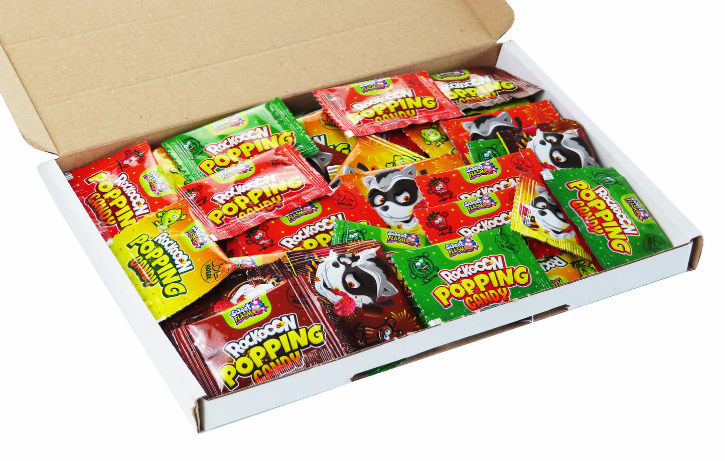 CAPTAIN PLAY Mini Brause Sparpack, 50 Mini Beutel, Süßigkeiten Box mit 50g