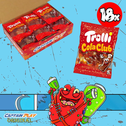Trolli Club Cola Sparpack mit 18 Mini Beutelchen 360g