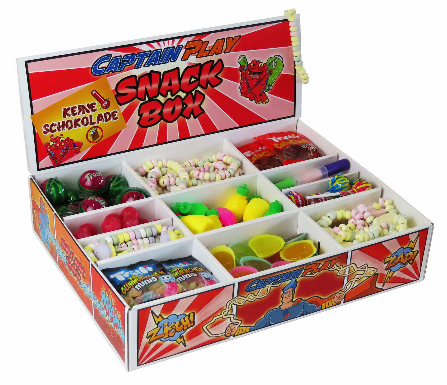 CAPTAIN PLAY  Snack Box ohne Schokolade 2kg