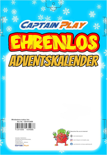 CAPTAIN PLAY EHRENLOS Adventskalender 2025 - 315g