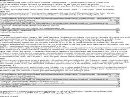 CAPTAIN PLAY EHRENLOS Adventskalender 2025 - 315g