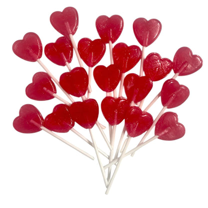 CAPTAIN PLAY Herz Deko Sparpack, 20 kleine Herzlutscher 140g