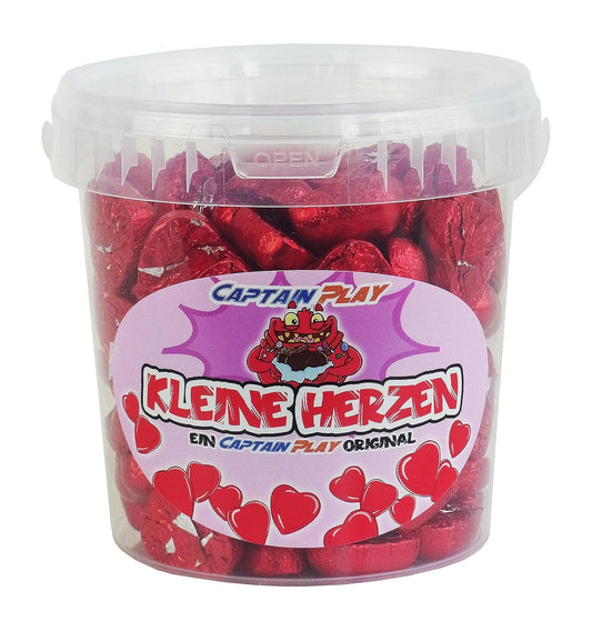 CAPTAIN PLAY Herz Schokoklade Bucket, 700g