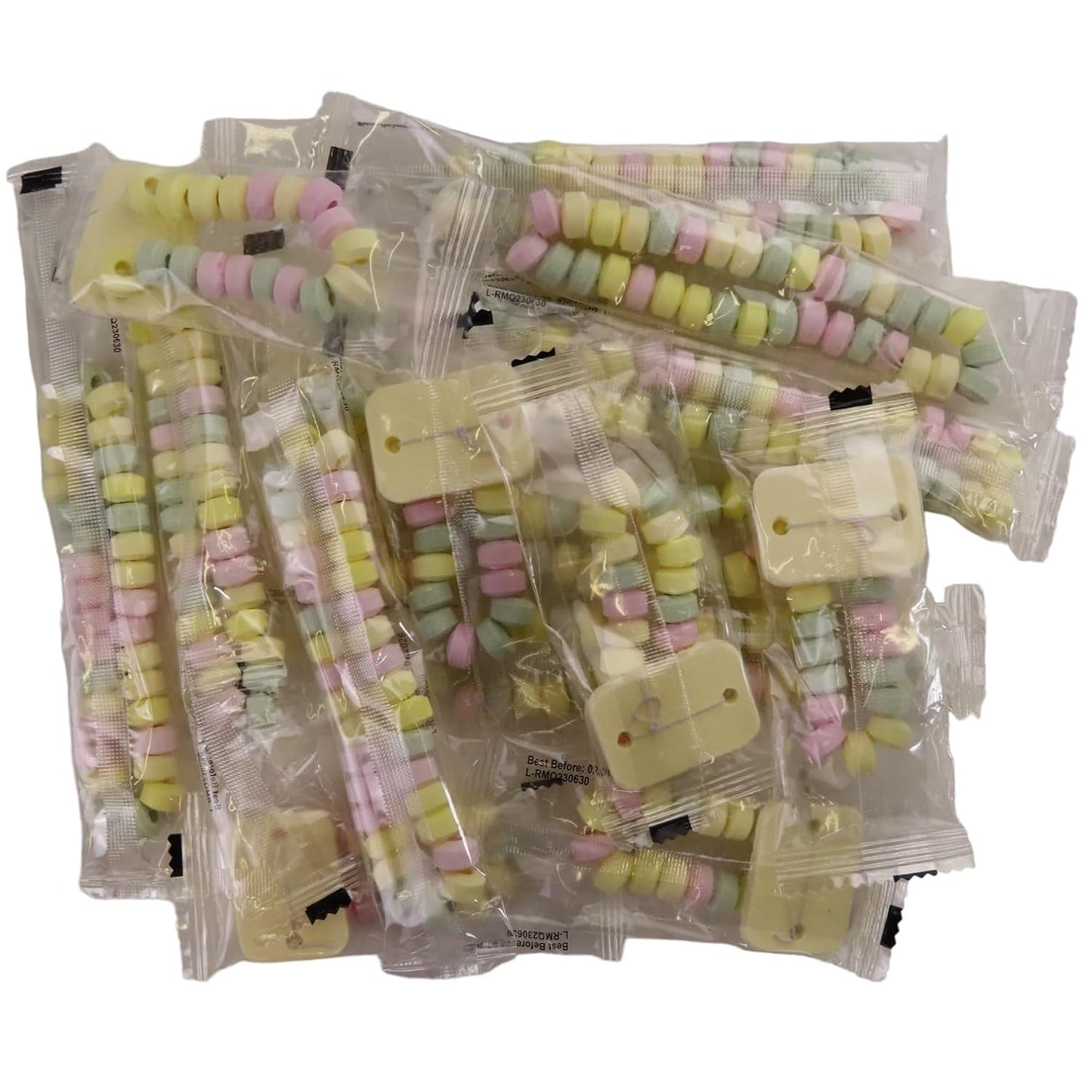 Retro Süßigkeiten Sparpack mit Süße Uhren und Süße Ketten Mix, 16 Stück in Einzelverpackung 244g