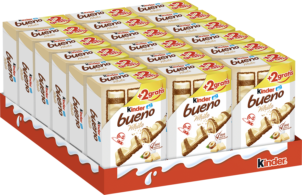 Kinder Bueno White 18 x 156g - EPAL mit 56 UK